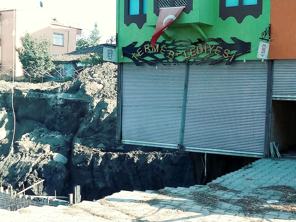 Terme’de devletin malı harap