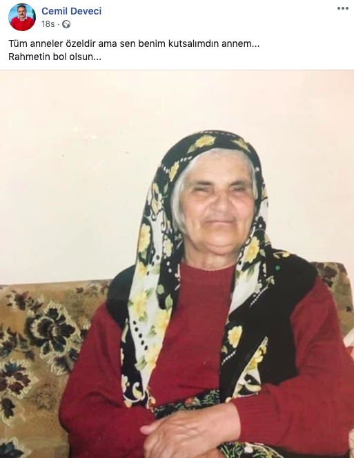 Deveci duygulandırdı, 18 yıl önce kaybetttiği annesinin fotoğrafını paylaştı