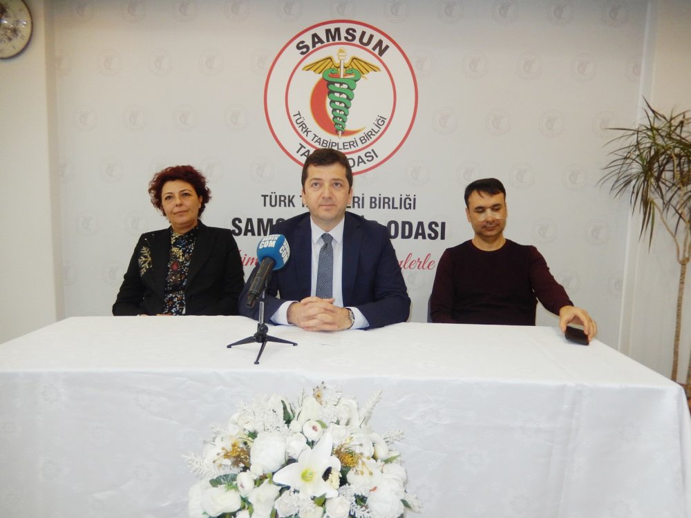 Samsun Tabip Odası’ndan su açıklaması: Halktan bilgi saklanmamalı