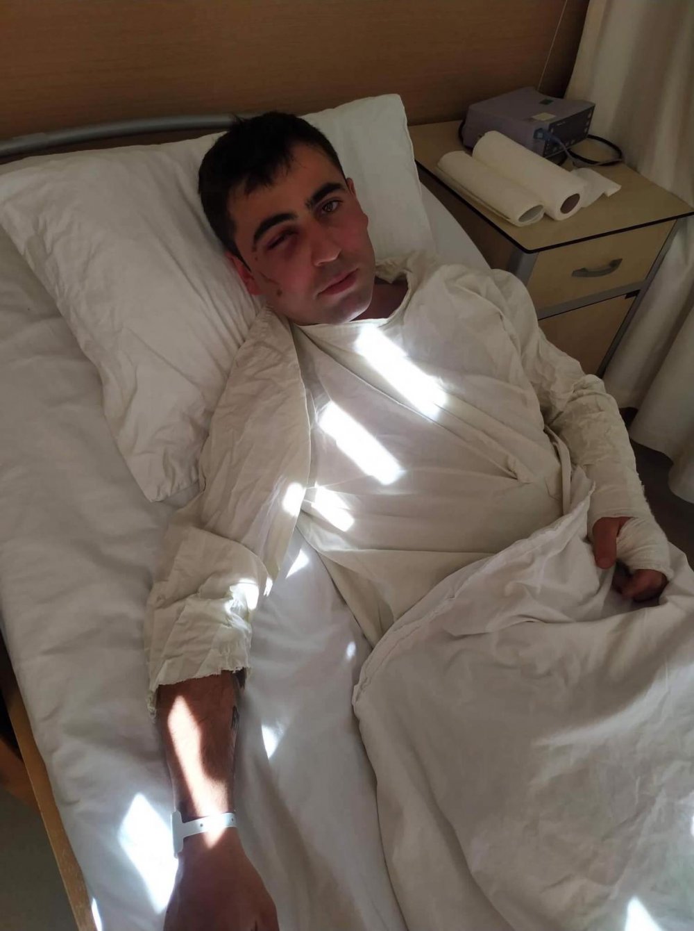 Kahraman kuryeden kötü haber, sigortası yokmuş 5 ay çalışamayacak