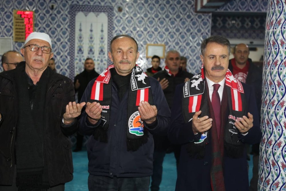 Atakum’da eller futbolcular için semada