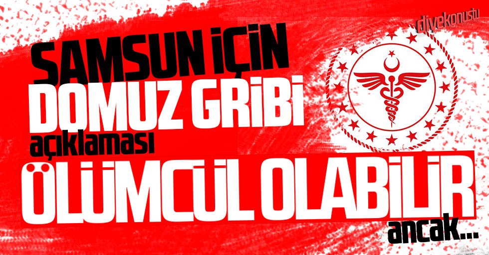 Samsun İl Sağlık Müdürlüğü’nden ‘domuz gribi’ açıklaması