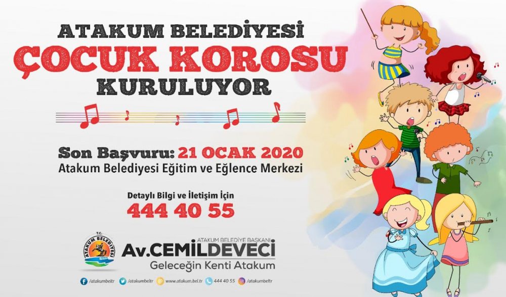 Atakum’da ‘çocuk korosu’ kuruluyor