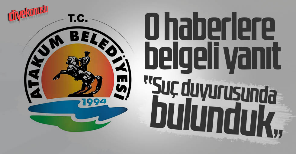Atakum Belediyesi’nden zimmet haberine suç duyurusu