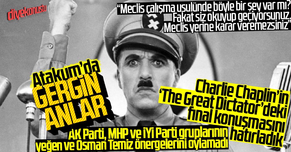 Atakum Belediye Meclisi’nde yeğen ve Osman Temiz gerginliği