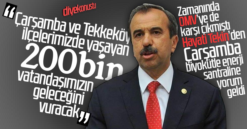 Hayati Tekin: 200 bin insanın geleceği tehdit altında