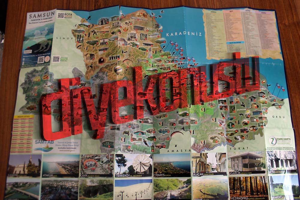 Samsun’da barkodlu harita turiste rota oluyor
