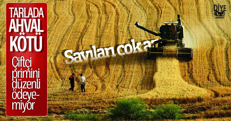 Çiftçi primini ödeyemiyor
