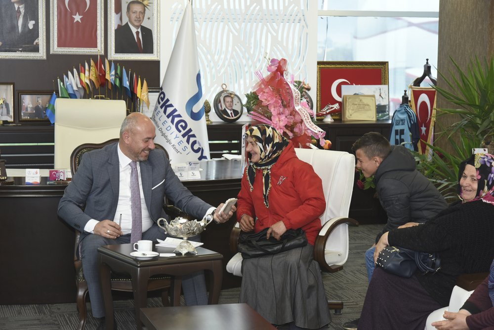 Başkan Togar, tebrikleri kabul etti