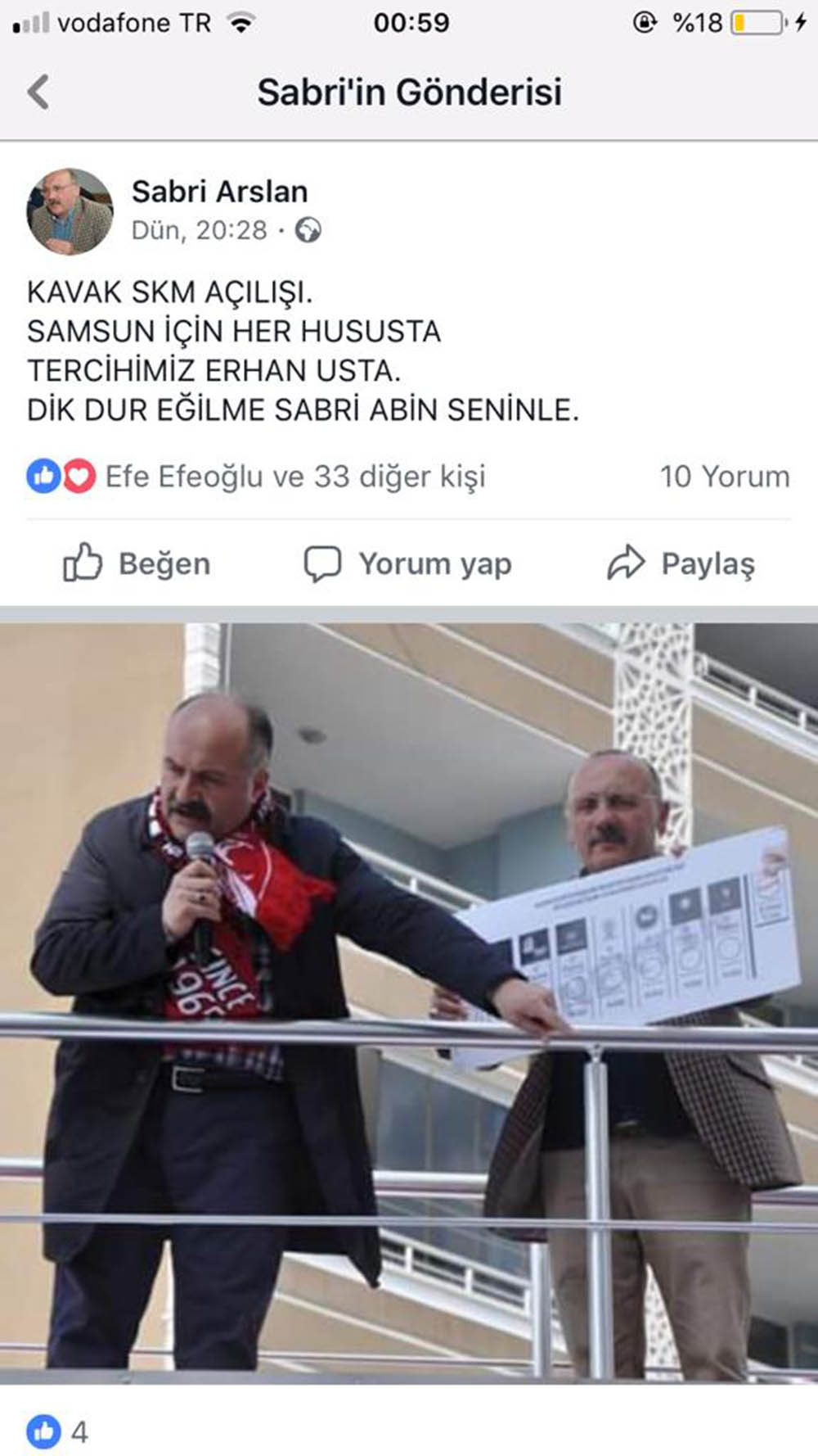 ‘Bukalemun’ lakabı takılan Sabri Arslan, yeni rengini belli etti