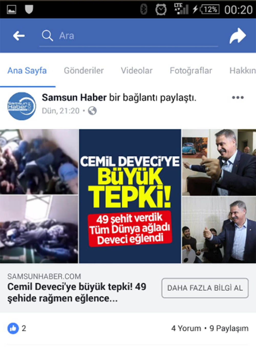 Fena faka bastılar