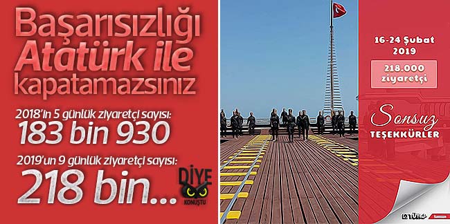 TÜYAP’tan düşük rakamlara Atatürk’lü paylaşım