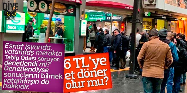 Samsun esnafı isyanda, vatandaş merakta; 6 TL’ye et döner olur mu?