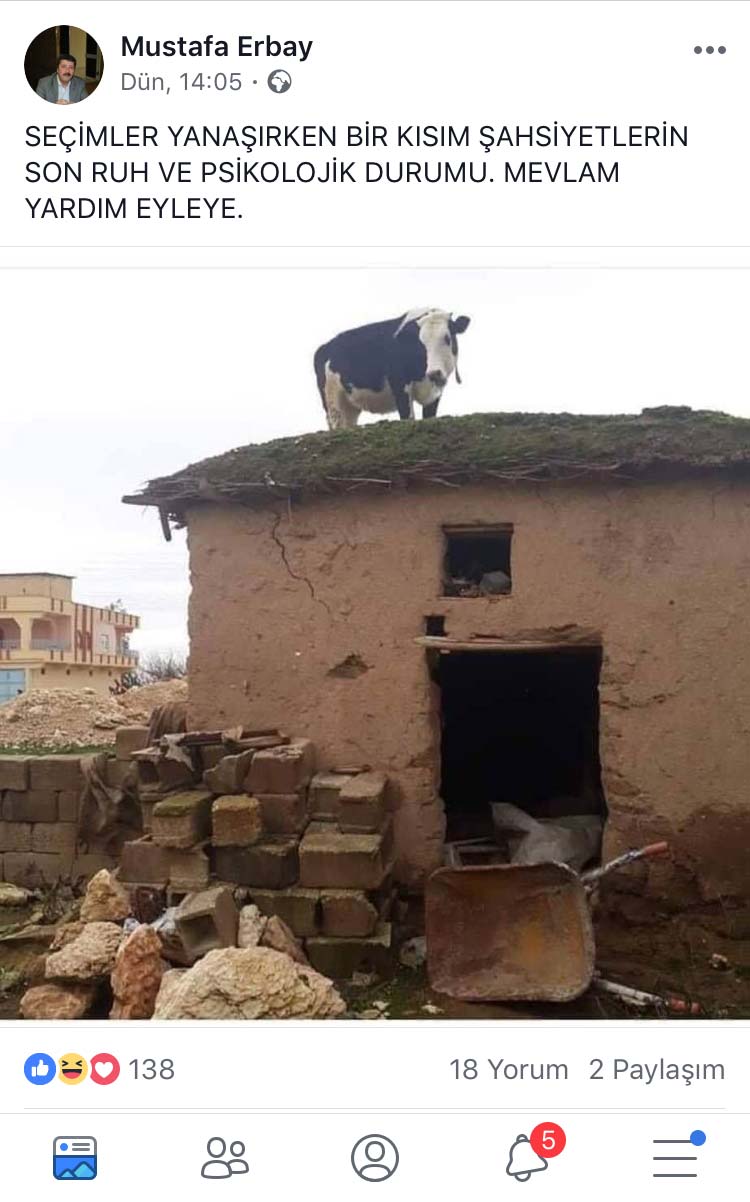 Erbay’dan siyasilere ‘İnek’li gönderme