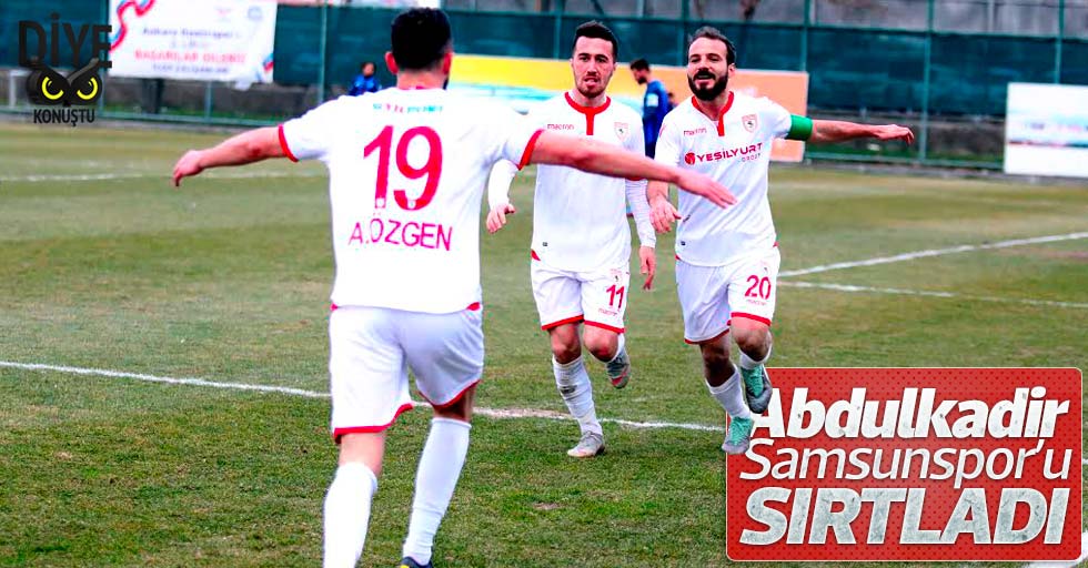 Abdulkadir, Samsunspor’u sırtladı