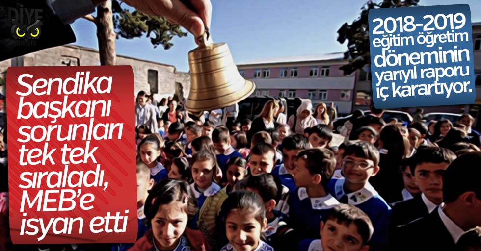 Eğitimin yarıyıl raporu sorunlarla dolu