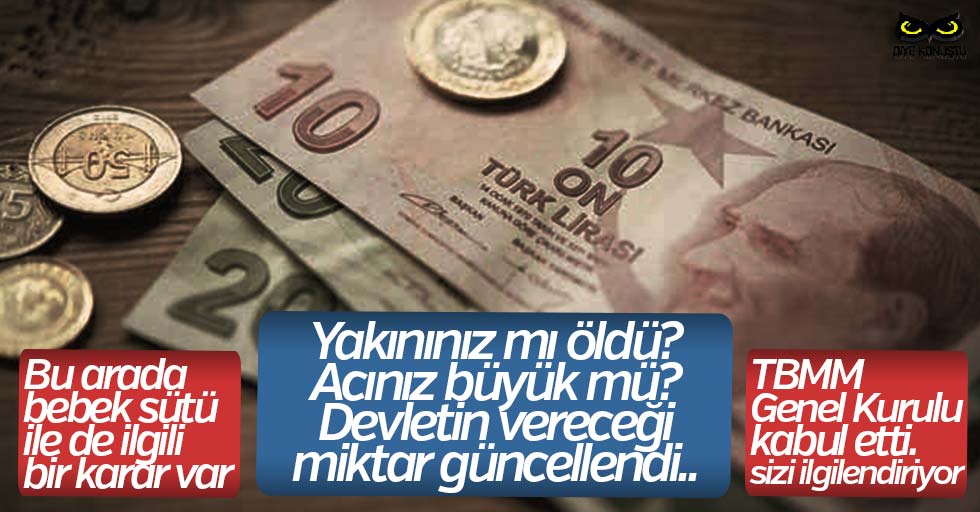 Yaşlı ve ölüm aylığında değişiklik