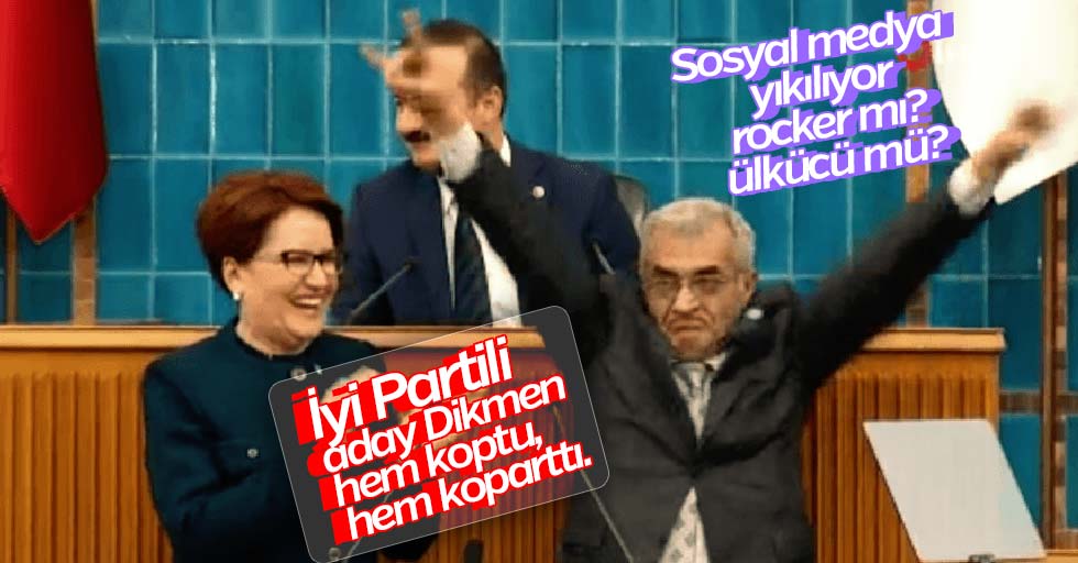 İyi Partili Levent Dikmen kahkahaya boğdu