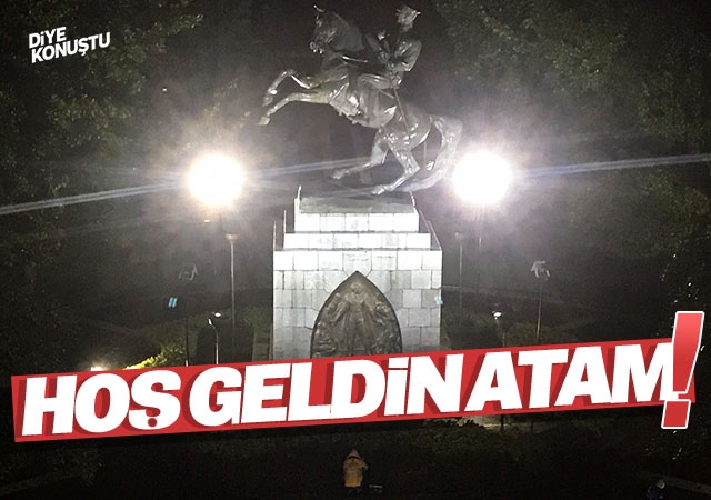 Samsun Valisi devreye girdi: Onur Anıtı yeniden aydınlandı