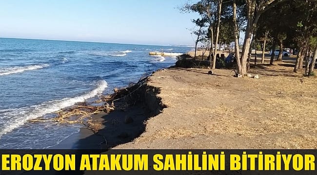Samsun’da korkutan görüntüler: Atakum ilçe sahili yok oluyor