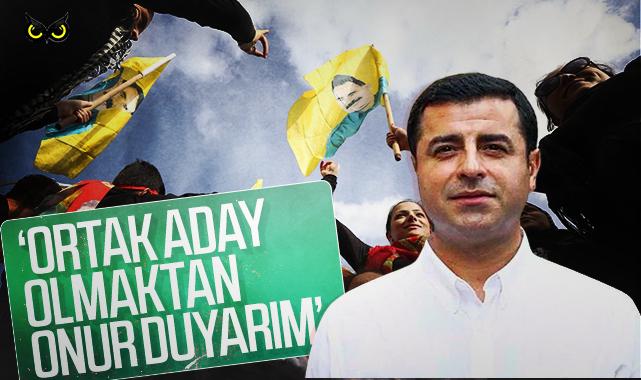 Selahattin Demirtaş’tan mektup: Ortak aday olmaktan onur duyarım