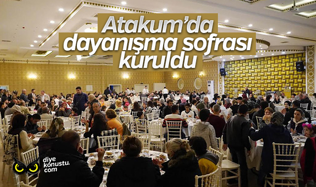 Atakum Belediyesi dayanışma sofrası kurdu