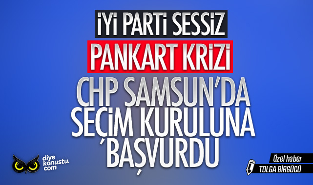 CHP’den Samsun’daki HDP pankartına itiraz! İYİ Parti sessiz