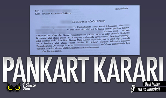 Yayınlıyoruz! İşte YSK’nın pankartla ilgili kararı