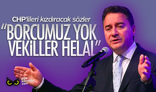 Babacan’dan CHP’lileri kızdıracak sözler: Bugün seçimi helalinden kazanmış 15 milletvekilimiz var