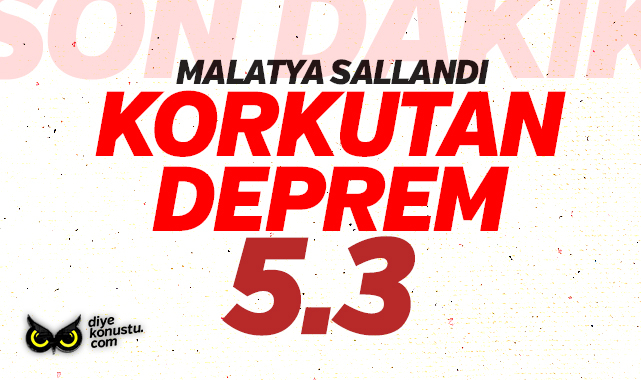 Malatya’da 5.3 şiddetinde deprem: Yıkılan binalar var