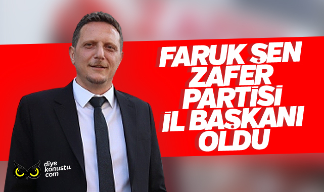 Zafer Partisi Samsun İl Başkanı Faruk Şen oldu