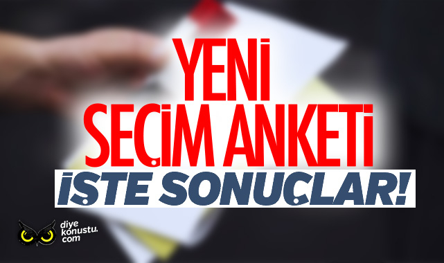 En yeni seçim anketi! İşte sonuçlar