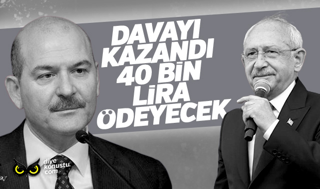 Kılıçdaroğlu davayı kazandı: Süleyman Soylu tazminat ödeyecek