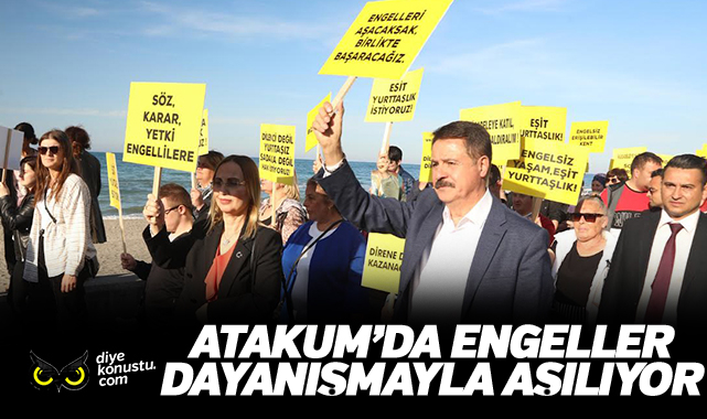 Atakum’da engeller dayanışmayla aşılıyor