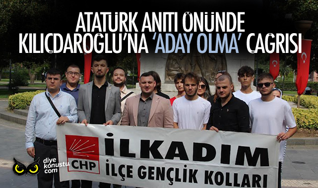 Samsun’da Atatürk Anıtı önünde Kılıçdaroğlu’na ‘aday olma’ çağrısı