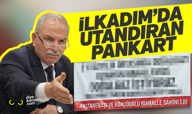 İlkadım Belediyesi’ni utandıran pankart… İki mahalle birleşti sokağa astı