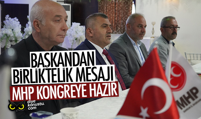 MHP il kongresinde hazır… Başkandan birliktelik mesajı