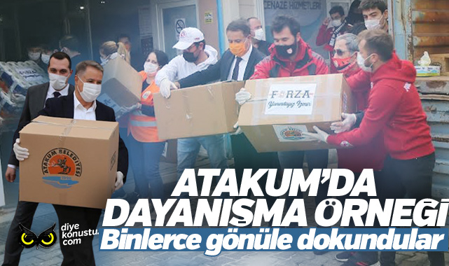 Atakum’da dayanışma örneği… Binlerce gönüle dokundular…