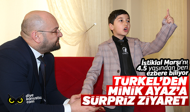 Serhat Türkel’den minik Ayaz’a sürpriz ziyaret