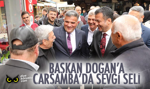 Halit Doğan’a Çarşamba’da sevgi seli