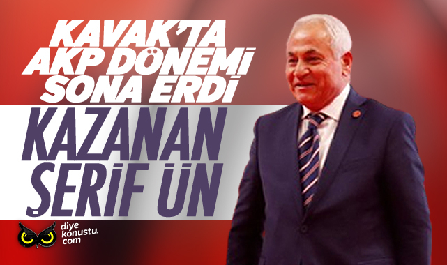 AKP dönemi sona erdi… Kavak’ta kazanan Şerif Ün…