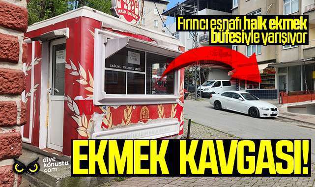 Fırında ekmek kavgası… Halk Ekmek büfesini tam karşısına diktiler…