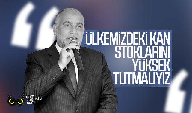 Sandıkçı: Kan stoklarımızı yüksek tutmalıyız