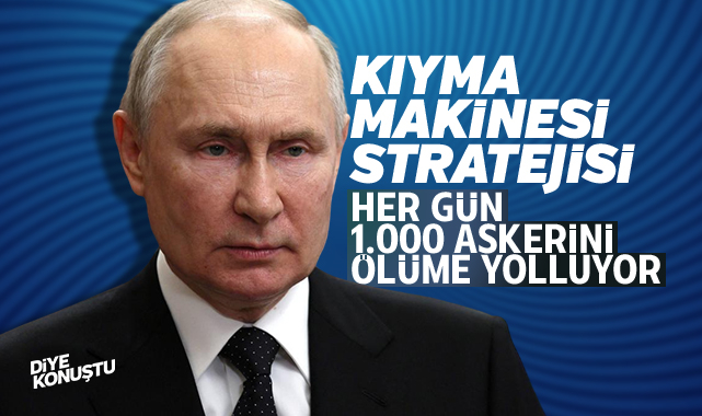 Stratejinin adı: Kıyma makinesi! Her gün 1.000 askerini ölüme yolluyor…