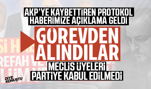 AKP’ye kaybettiren protokolün belgesini yayınlamıştık… Açıklama geldi: Görevden alındılar…