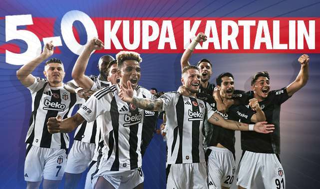 Süper Kupa Beşiktaş’ın… Galatasaray 5-0 mağlup oldu…
