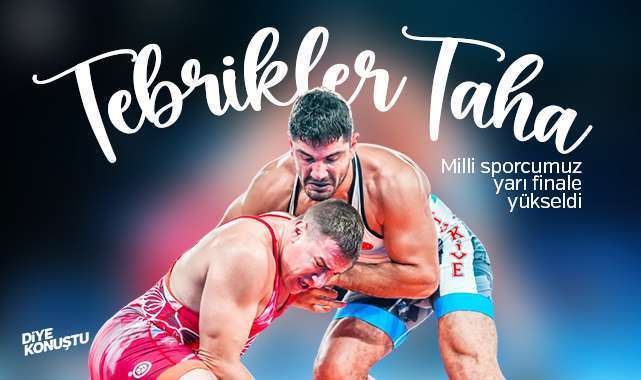 Tebrikler Taha! Milli sporcumuz yarı finalde…