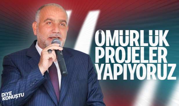 Başkan İbrahim Sandıkçı: Ömürlük projeler yapıyoruz