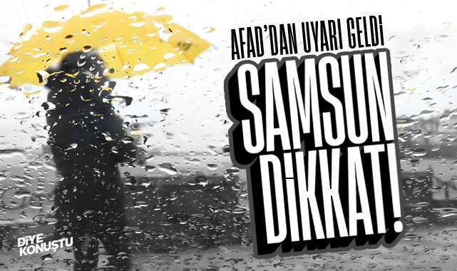 Valilik, cami hoparlörü ve şimdi de AFAD! Dikkatli ol Samsun…