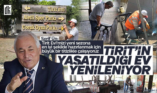 Başkan Ün’den Kavak’a yeni müjde… Tirit’in yaşatıldığı ev yenileniyor…